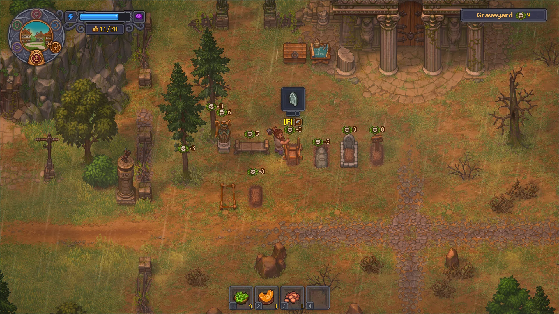 Graveyard rating interface